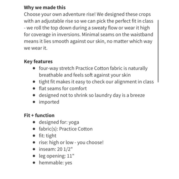 Lululemon Wunder Under Crop Cotton
Heathered Berry - Picture 4 of 9